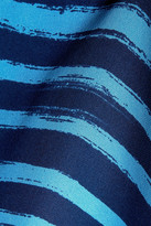 Thumbnail for your product : Vince Marker Striped Silk-Chiffon Top