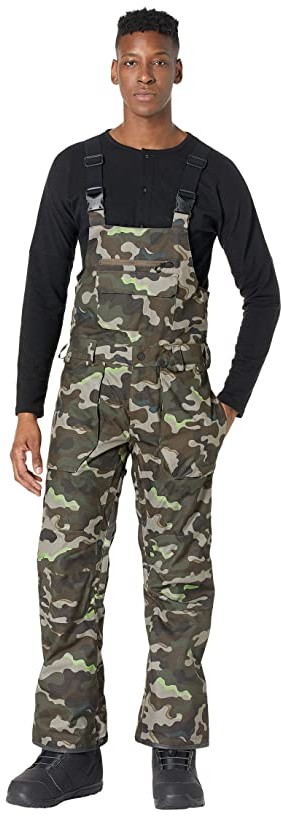 camo overall shorts mens