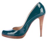 Thumbnail for your product : Christian Louboutin Patent Leather Platform Pumps