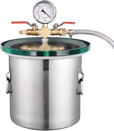 Yescom USA, Inc. 2 Gallon Stainless Steel Vacuum Chamber kit to Degass Urethanes Silicones Epoxies