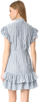 Thumbnail for your product : Rebecca Taylor Short Sleeve Stripe Dress