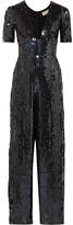 Temperley London - Sequined Chiffon Jumpsuit - Black