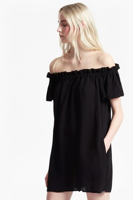 French Connection Evening Dew Crepe Bardot Dress