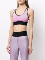 Thumbnail for your product : ULTRACOR Vertical Stripe-Prinr Sports Bra