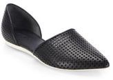 Thumbnail for your product : Vince Nina Perforated Leather D'Orsay Flats