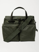Thumbnail for your product : Filson 24-Hour Leather-Trimmed Coated-Canvas Briefcase