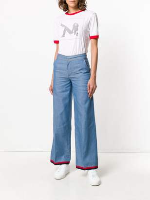 Moncler flared tailored jeans