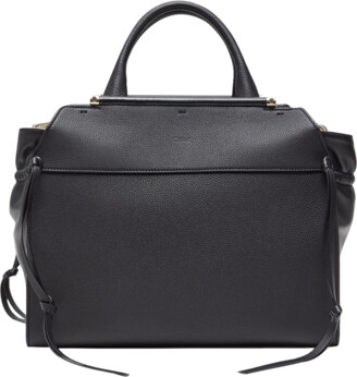 CHLOE STEPH MEDIUM GRAINY LEATHER HANDBAG