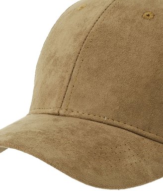 Charlotte Russe Faux Suede Baseball Hat