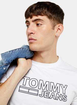 Tommy Hilfiger TopmanTopman White Logo T-Shirt