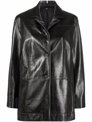 McQ Faux-Leather Coat