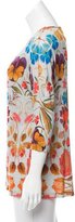 Thumbnail for your product : Temperley London Printed Long Sleeve Top