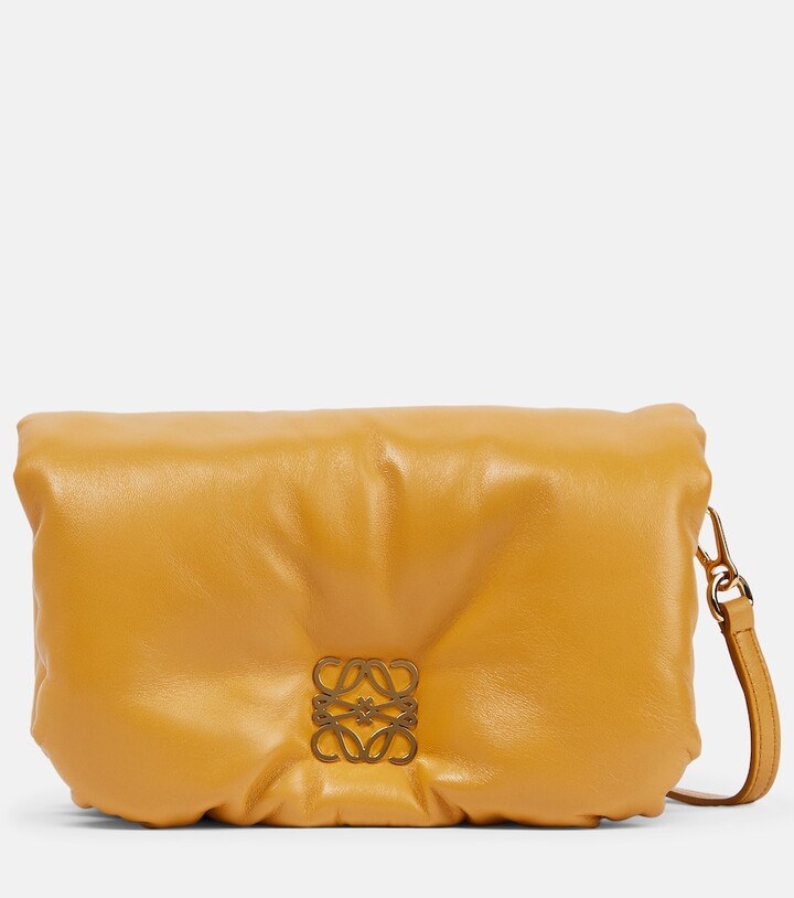 Loewe Goya Puffer Mini leather shoulder bag