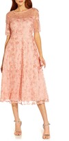 Thumbnail for your product : Adrianna Papell Embroidered Fit & Flare Dress