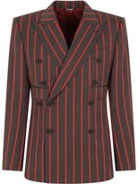 Thumbnail for your product : Dolce & Gabbana Sicilia-fit pinstriped double-breasted suit