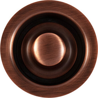 Sinkology SinkSense Antique Copper Kitchen Sink Disposal Flange Drain with Stopper