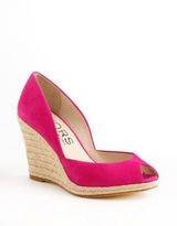 Thumbnail for your product : KORS Vail Suede Wedge Pumps
