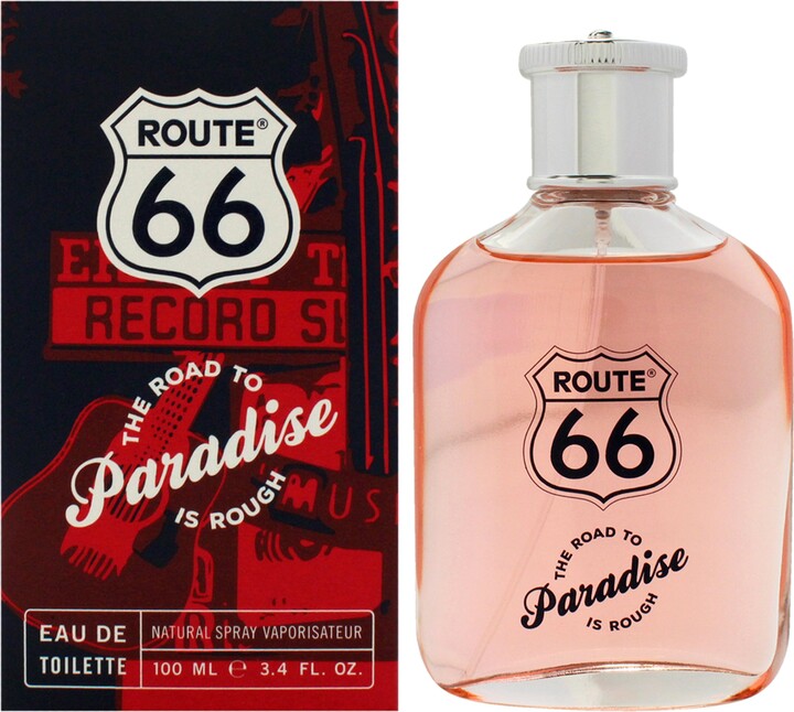Route 66 The Road To Paradise Is Rough by for Men - 3.4 oz EDT Spray