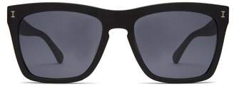 Illesteva Los Feliz Square Acetate Sunglasses - Mens - Black
