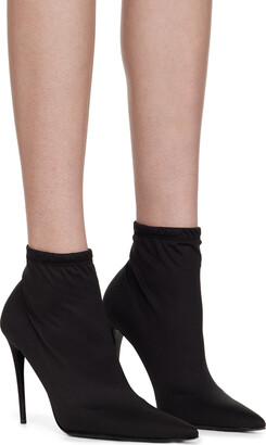 Dolce & Gabbana Black Kim Kardashian Edition Stretch Jersey Boots