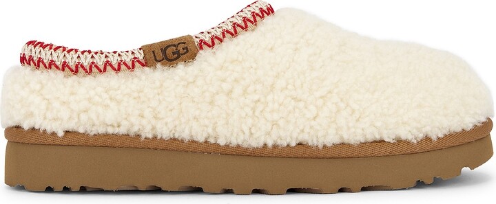 UGG Tasman Maxi Curly Slipper in Cream