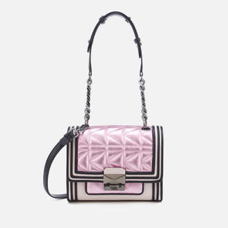 Karl Lagerfeld Paris Women's K/Kuilted Pink Mini Handbag