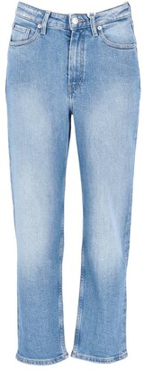 Tommy Hilfiger High Waist Logo Patch Jeans