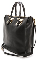 Thumbnail for your product : Sophie Hulme Soft Zip Top Buckle Tote