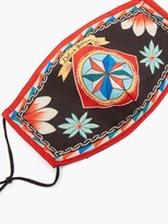 Thumbnail for your product : Dolce & Gabbana Carretto-print Poplin Face Covering - Red Multi