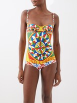 Thumbnail for your product : Dolce & Gabbana Carretto-print Swimsuit