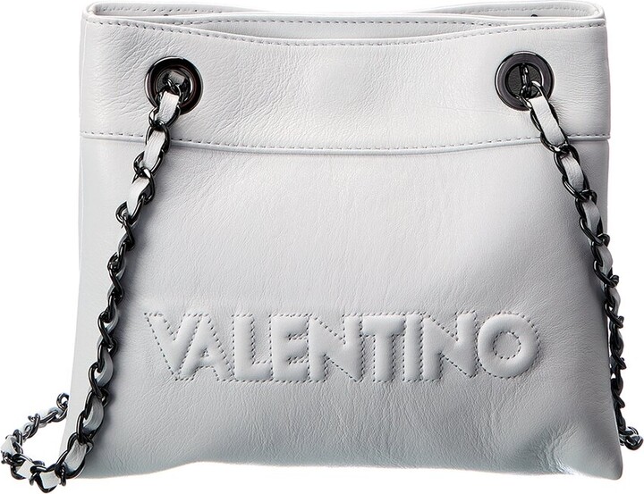 Valentino By Mario Valentino Rita Embossed Leather Shoulder Bag ShopStyle