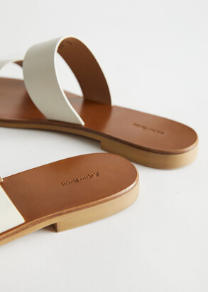 And other stories Duo Strap Leather Sandals