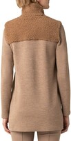 Thumbnail for your product : Akris Punto Faux Fur Zip-Front Long Knit Cardigan