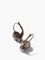 Thumbnail for your product : Alexander McQueen Crystal-pavé Skull Earrings - Silver
