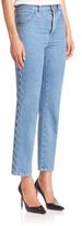 Thumbnail for your product : Chloé Scalloped Straight Leg Jeans