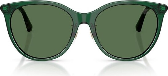 Burberry Eyewear Oval Frame Sunglasses