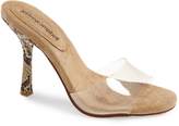 Thumbnail for your product : Jeffrey Campbell NC17 Clear Stiletto Slide Sandal