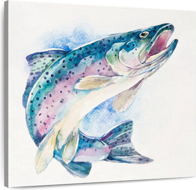 Ebern Designs Crowle Sea Life Rainbow Trout