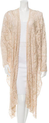 Casadei Open Front Lace Cardigan