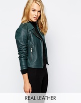 Thumbnail for your product : Reiss Leather Biker Jacket