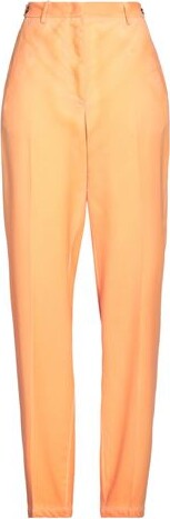 MSGM Women's Orange Pants | ShopStyle
