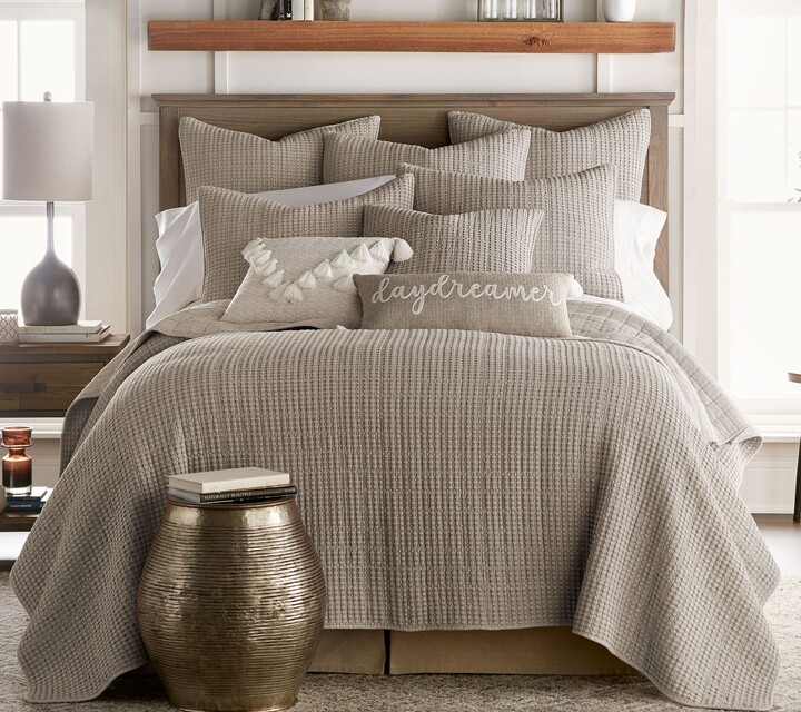 Mills Waffle Twin Bedspread Set by Levtex Home