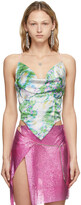 Thumbnail for your product : POSTER GIRL SSENSE Exclusive Multicolor Floral Denise Corset Tank Top