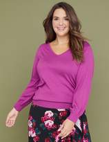 Thumbnail for your product : Lane Bryant Double Strappy-Back Sweater