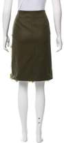 Thumbnail for your product : Maison Margiela Knee-Length Faux Fur Skirt w/ Tags