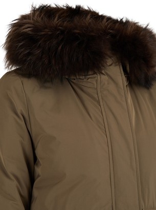 Woolrich Short fur-lined bomber jacket