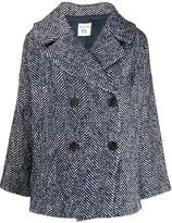 Thumbnail for your product : Semi-Couture Semicouture herringbone print coat