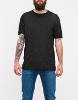 Thumbnail for your product : Topman Black Crinkle Oversize Tee
