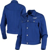 Thumbnail for your product : Antigua Women's Royal Los Angeles Dodgers Flare Full-Button Jacket