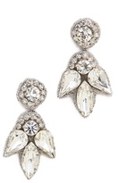 Thumbnail for your product : Deepa Gurnani Crystal Petal Earrings